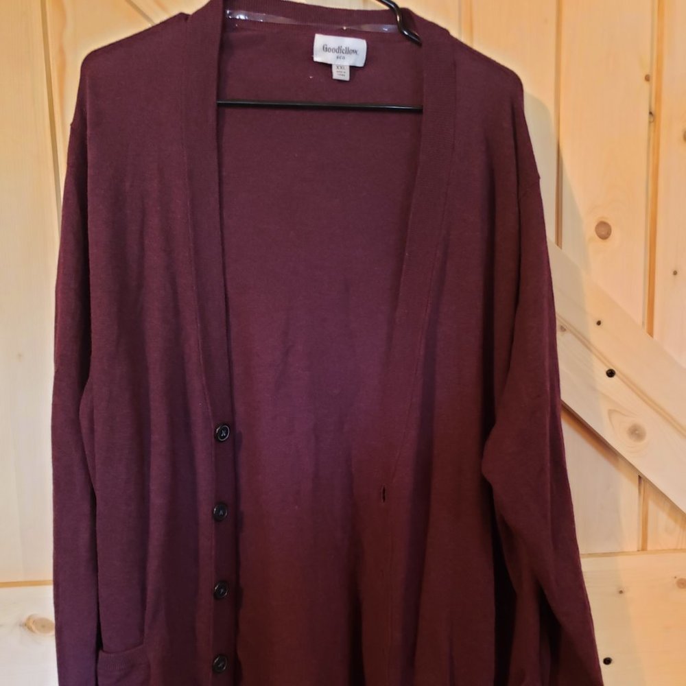 GoodFellow&Co Long sleeve wool blend Cardigan (XXL